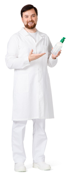 Plášť pánský zdravotnický, z tkaniny kaliko